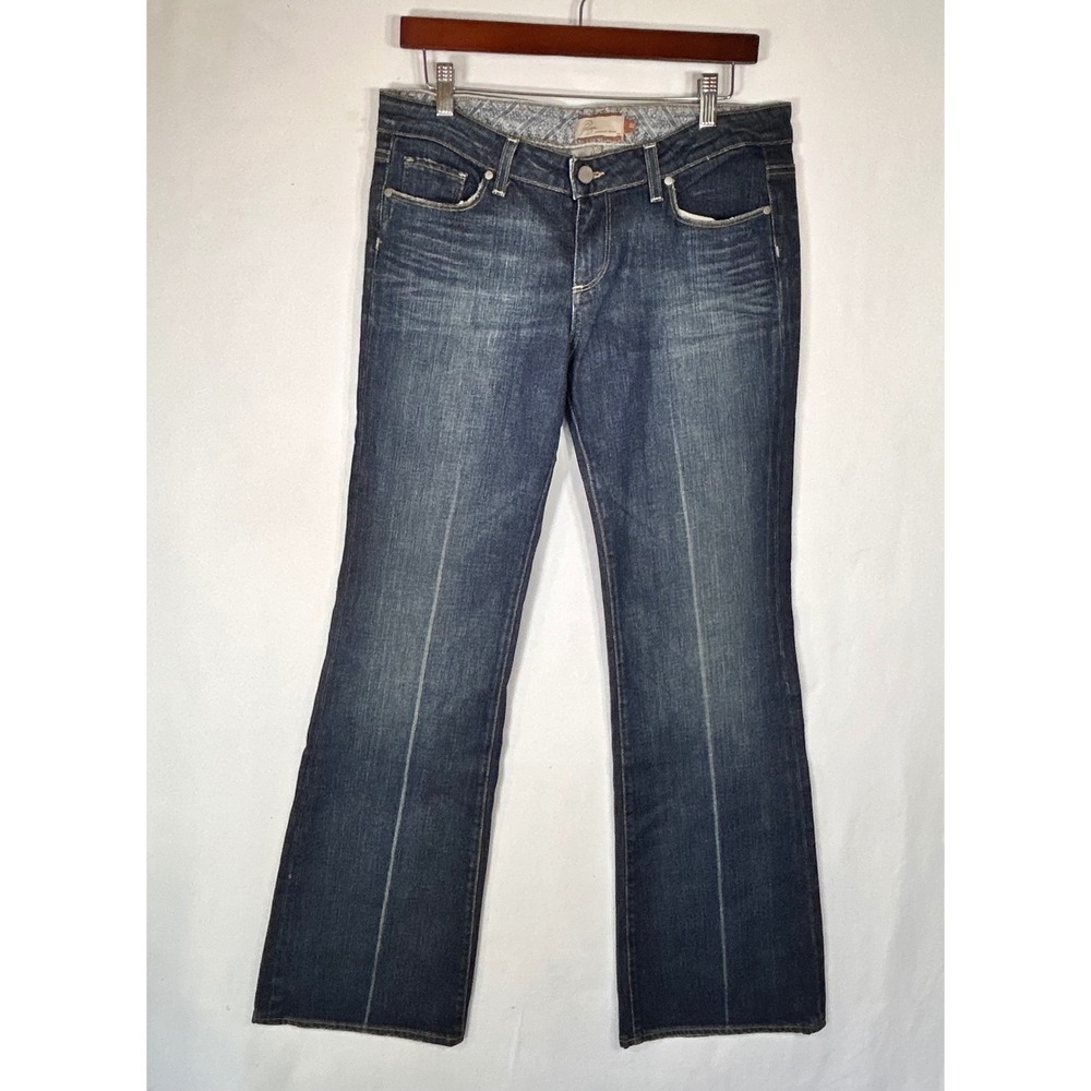 Paige Premium Denim Laurel Canyon Bootcut Jeans Dark Wash Size 32 Western